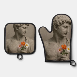 stone ofenhandschuh & Topflappen-Set