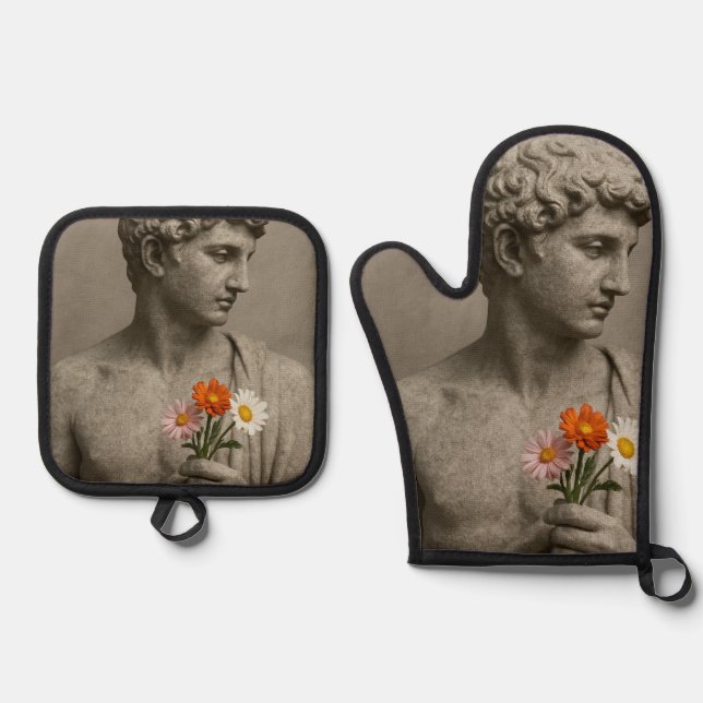 stone ofenhandschuh & Topflappen-Set (Vorderseite)