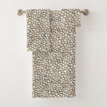 Stone Pathway Gray Cobblestone Street Sidewalk