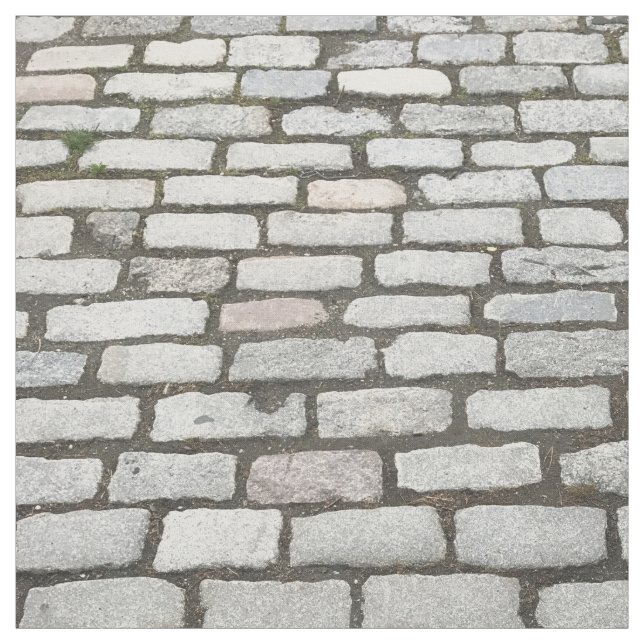 Stone Pathway Gray Cobblestone Street Sidewalk Stoff (Muster)