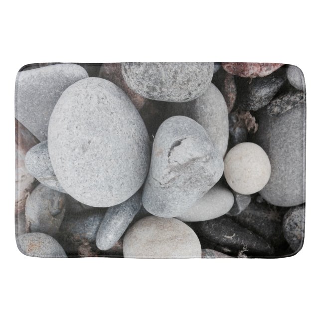 Stone Pebble Bath Mat Badematte (Vorderseite)