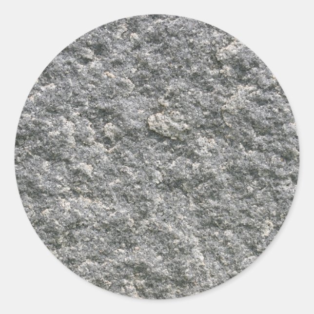 Stone Rock Runder Aufkleber (Vorderseite)