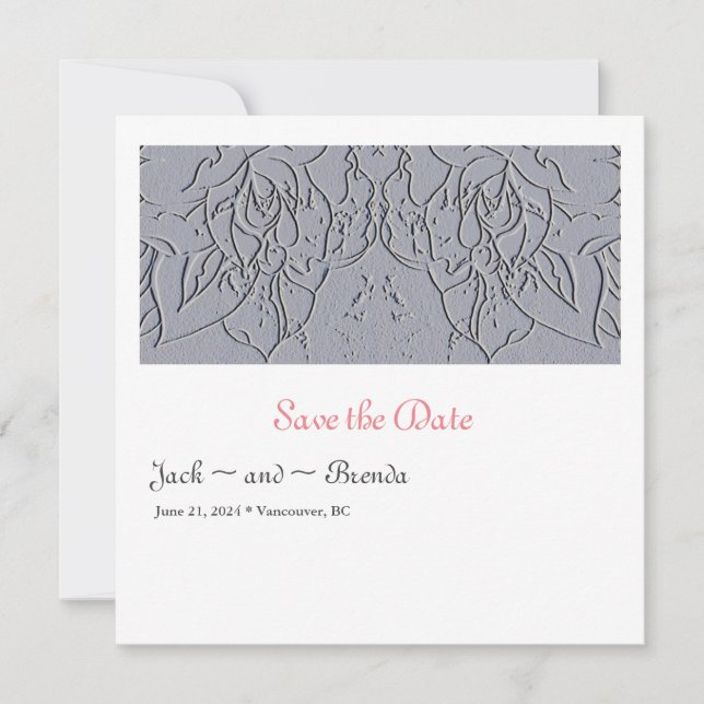 Stone Rose Save the Date (Vorderseite)