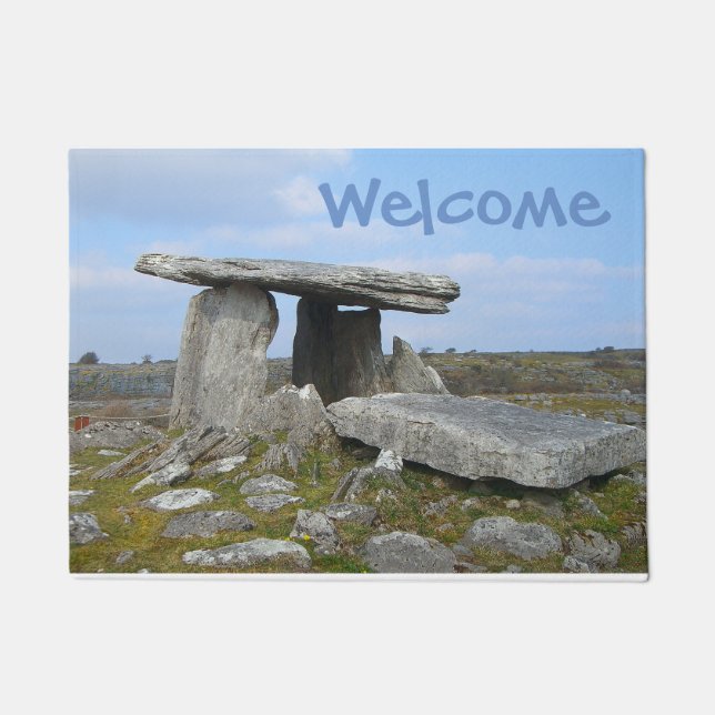 Stone Ruin in Irland Fußmatte (Vorderseite)