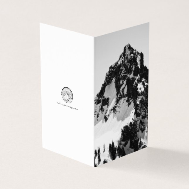 Stone, Schnee und Bäume (Vorderseite)