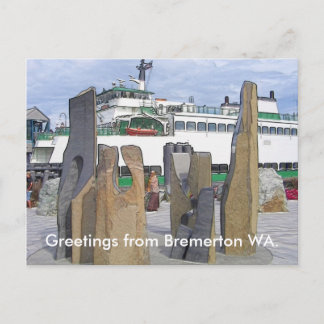 Stone Sculture Postkarte