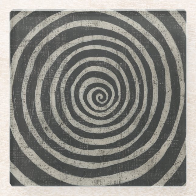 Stone - Spiral Glasuntersetzer (Vorderseite)