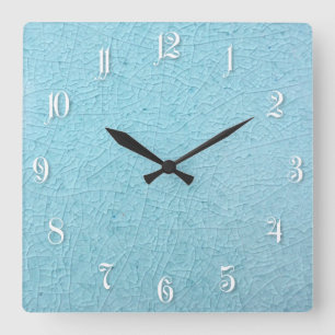 Stone texture quadratische wanduhr