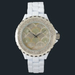 Stone Tile Design von Chariklia Zarris Armbanduhr<br><div class="desc">Was wie ein Gemälde Ihrer Lieblings-Kopfsteinpflaster-Straße aussieht, ist wirklich ein Steinfliesen-Design von Chariklia Zarris erstellt. Die gedämpften Erdtöne des Steinfliesendesigns bitten Sie, sie anzustarren und die Geheimnisse der Welt zu betrachten. Oder zumindest bitten sie die Person, für die Sie das kaufen, um darüber nachzudenken, wie gut Sie von einem Geschenkgeber...</div>