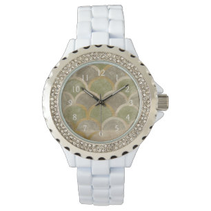 Stone Tile Design von Chariklia Zarris Armbanduhr