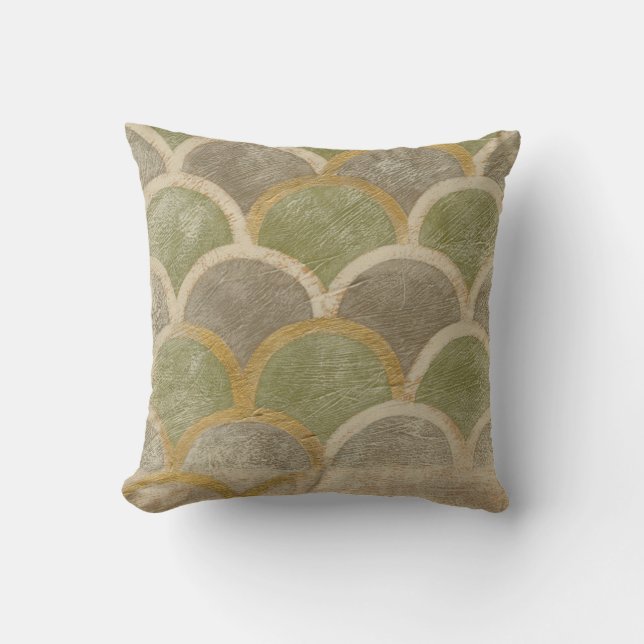 Stone Tile Design von Chariklia Zarris Kissen (Vorderseite)