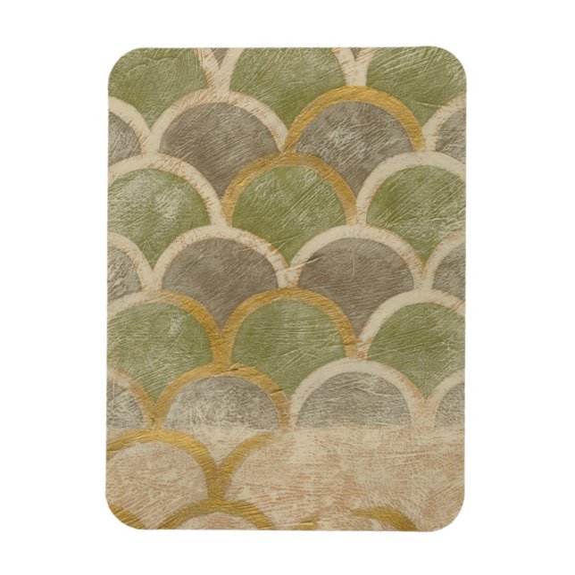 Stone Tile Design von Chariklia Zarris Magnet (Vertikal)