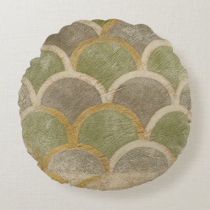 Stone Tile Design von Chariklia Zarris Rundes Kissen