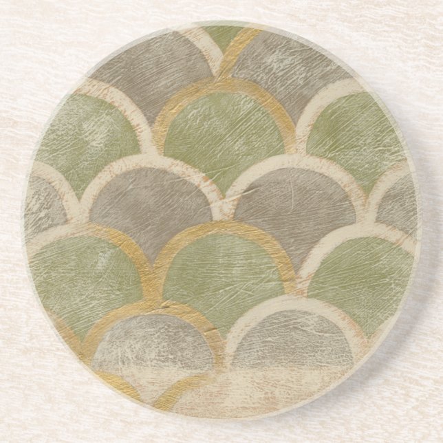 Stone Tile Design von Chariklia Zarris Sandstein Untersetzer (Vorne)
