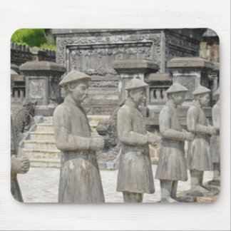 Stone Tomb Statues Mousepad