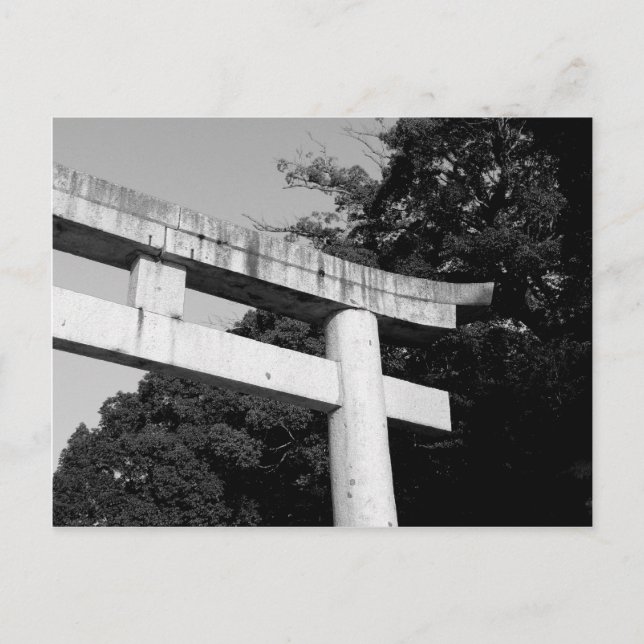 Stone Torii Gate Postkarte (Vorderseite)