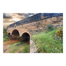Stone Triple Arched Bridge