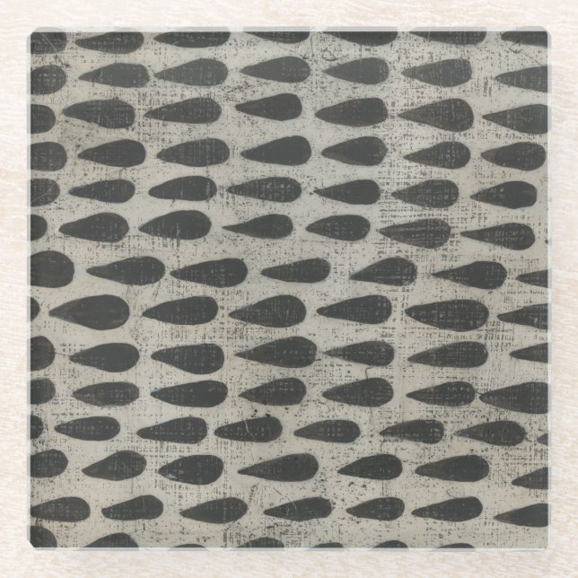 Stone - Tropfen Glasuntersetzer (Vorderseite)