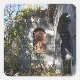 Stone und Brick Quadratischer Aufkleber