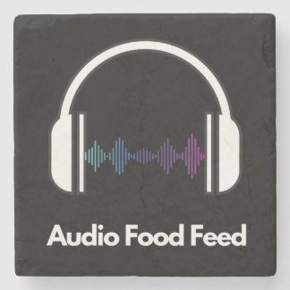 Stone Untersetzer - Audio Food Gefüttert