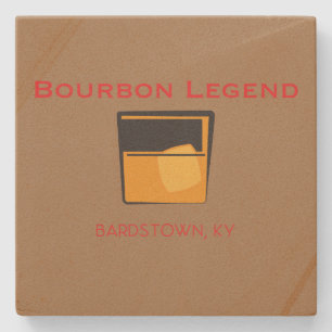 Stone Untersetzer - Bourbon Legend