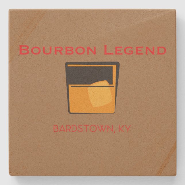 Stone Untersetzer - Bourbon Legend (Vorderseite)