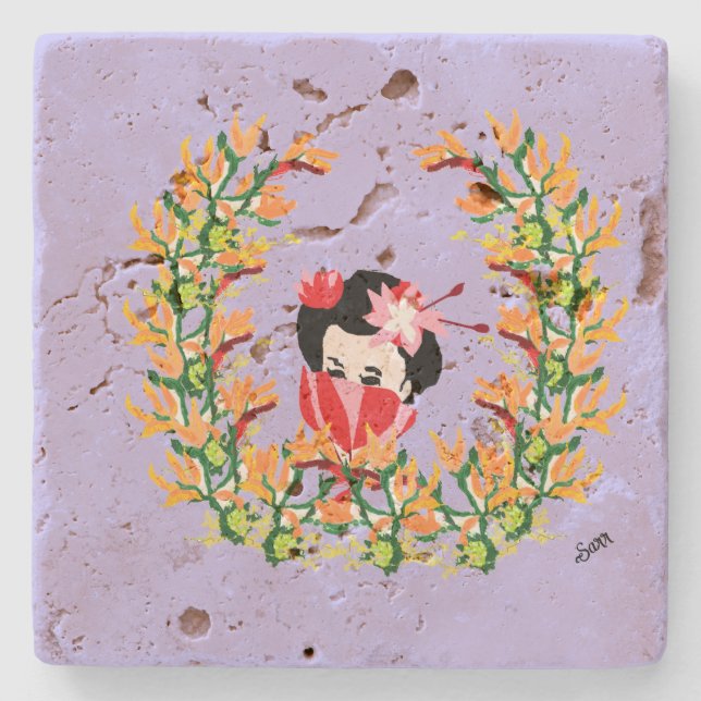 Stone Untersetzer: Elegante Steinuntersetzer (Vorderseite)