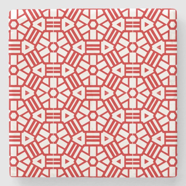 Stone Untersetzer - Hexagon und Bars (Vorderseite)