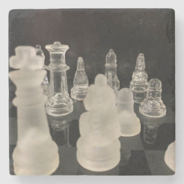 Stone Untersetzer Schach