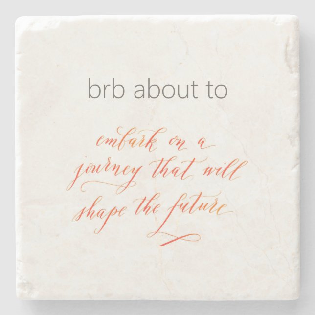 Stone-Untersetzer starten Steinuntersetzer (Vorderseite)