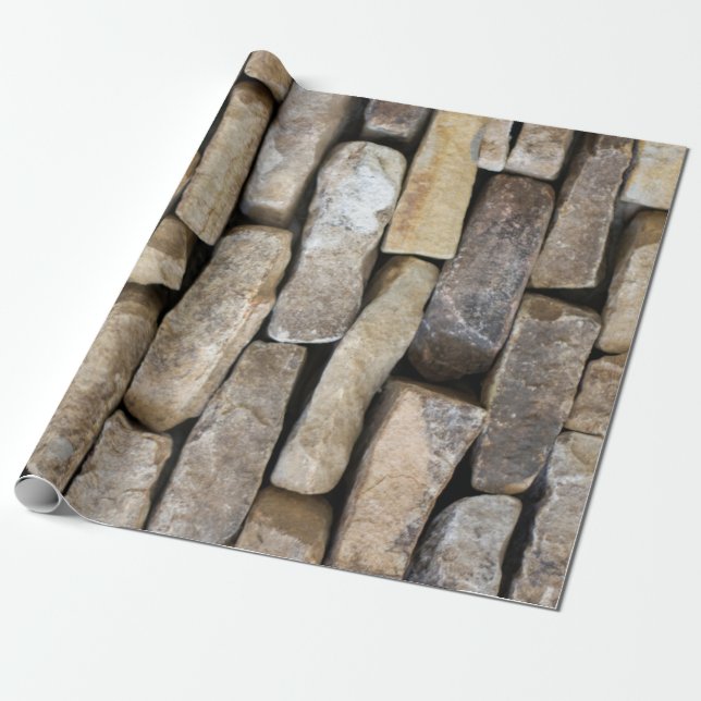 Stone Wall Stacks Geschenkpapier (Ungerollt)