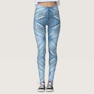 Stone Washed Worn Levi Schauen Sie auf Leggings