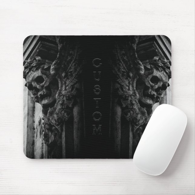 Stone Wings Skull Mousepad (Mit Mouse)
