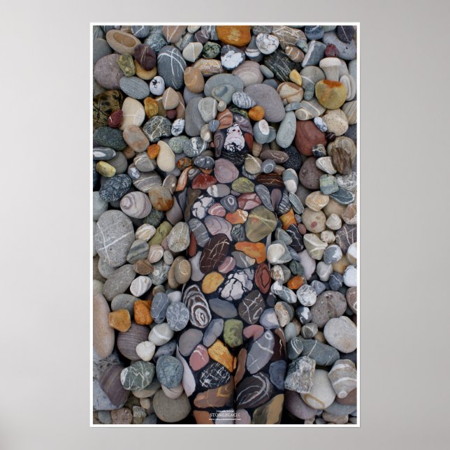 Stonebeach von Johannes Stötter Poster (Vorne)