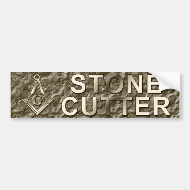 Stonecutteraufkleber Autoaufkleber (Vorne)
