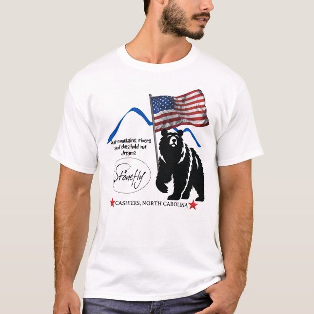 Stonefly Tshirt für Patriots (Vorderseite)