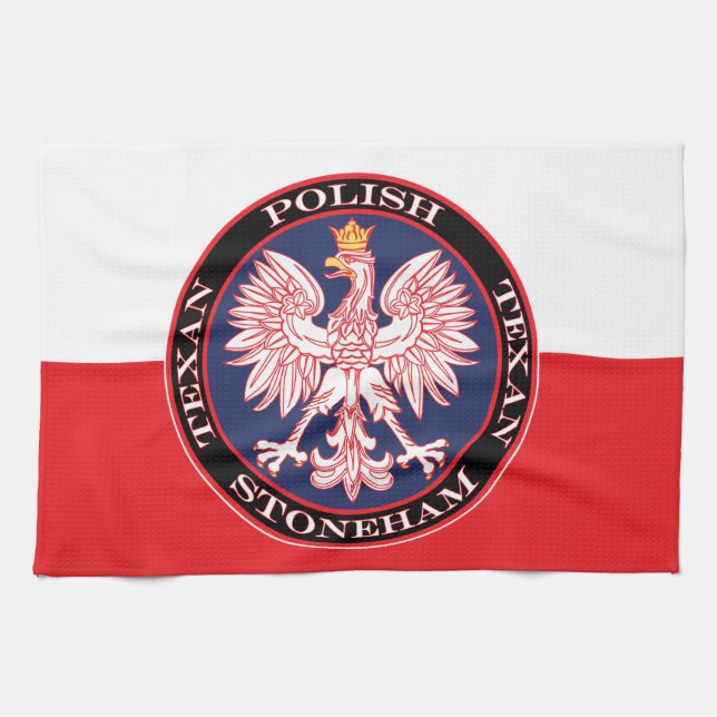 Stoneham Round Polish Texan Geschirrtuch (Horizontal)
