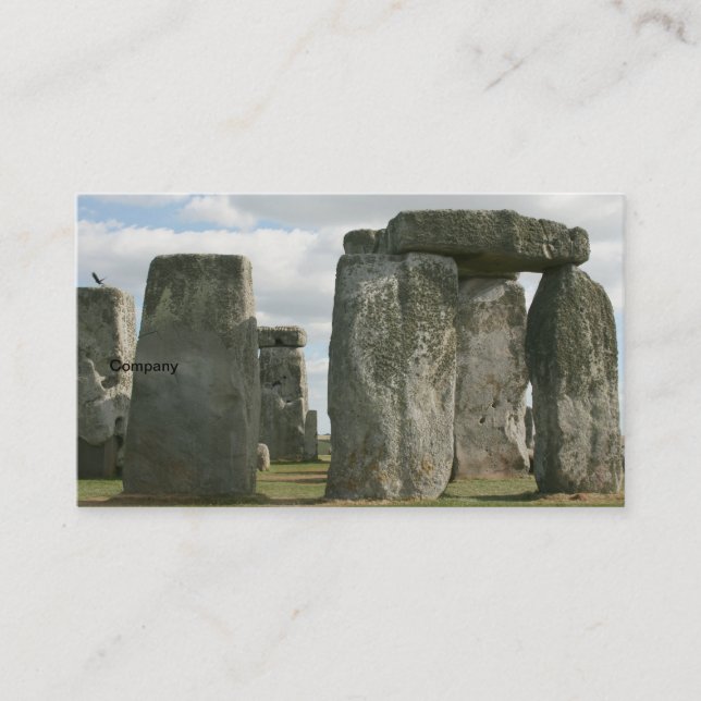 stonehenge 5 visitenkarte (Vorderseite)