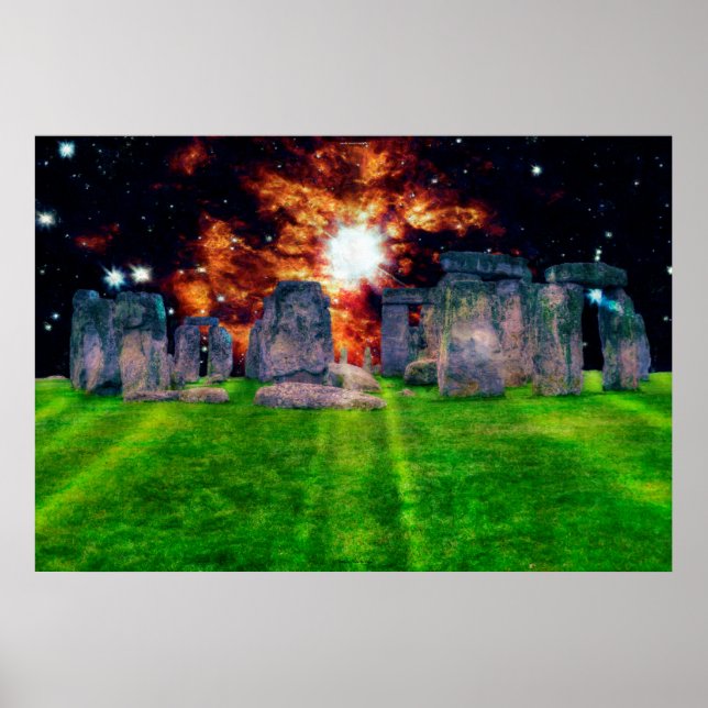 Stonehenge bei Startup Art Poster (Vorne)