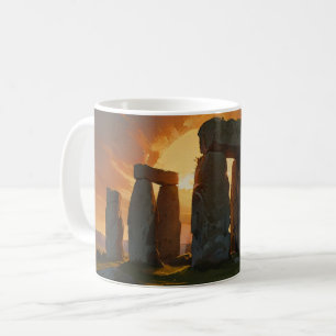 Stonehenge beim Sonnenaufgang Kaffeetasse