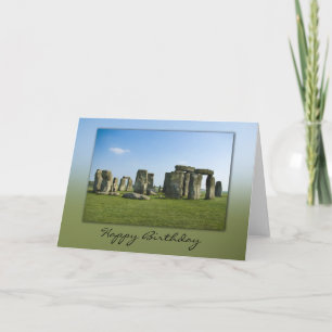 Stonehenge Birthday Card Karte