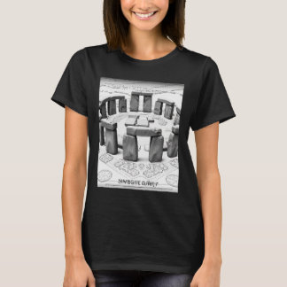Stonehenge Blueprint Alte Megalithstätten T-Shirt