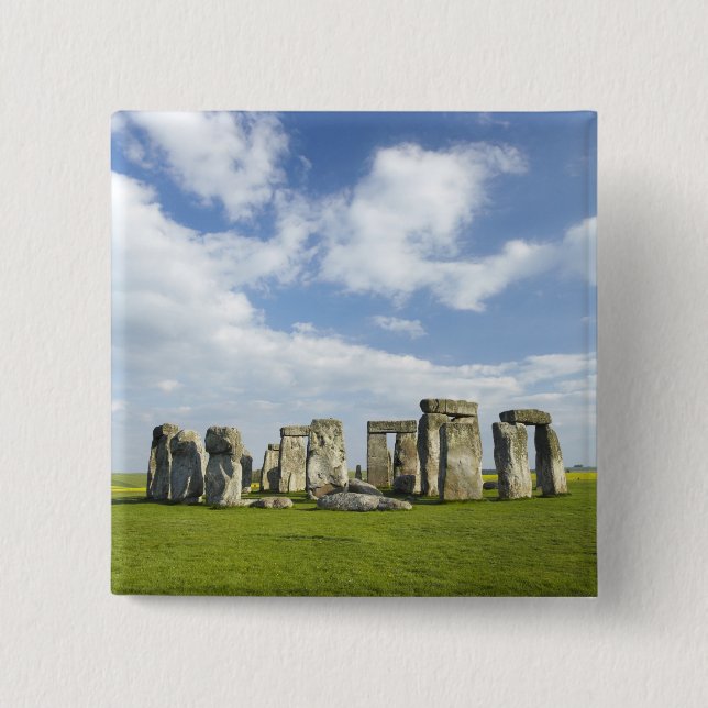 Stonehenge (ca. 2500 v. Chr.), UNESCO World Button (Vorderseite)