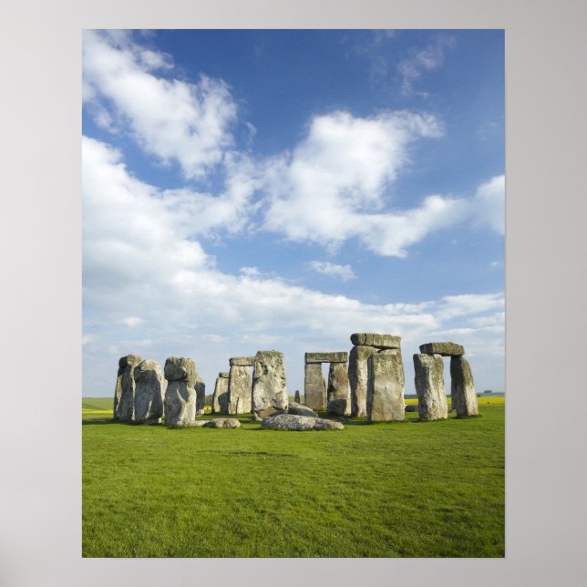 Stonehenge (ca. 2500 v. Chr.), UNESCO World Poster (Vorne)