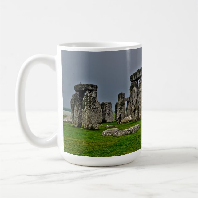 Stonehenge Celtic Stehend Stones in Großbritannien Kaffeetasse (Links)