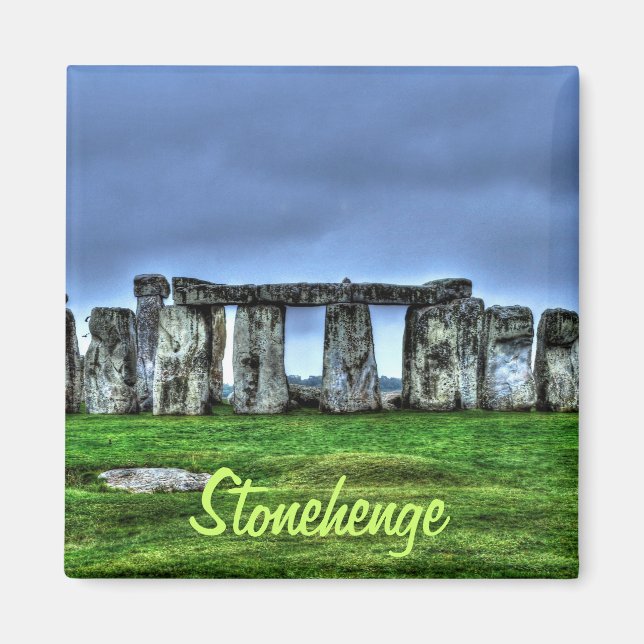 Stonehenge Celtic Stehend Stones in Großbritannien Magnet (Vorne)