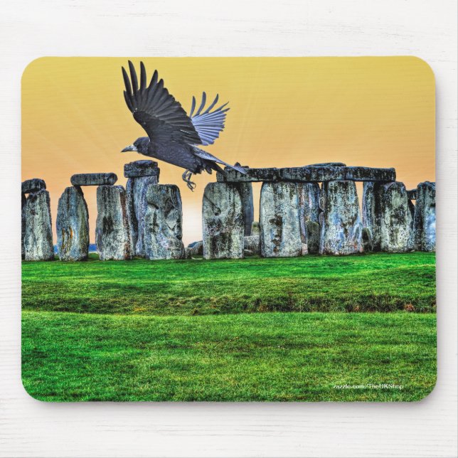 Stonehenge Celtic Stehend Stones in Großbritannien Mousepad (Vorne)