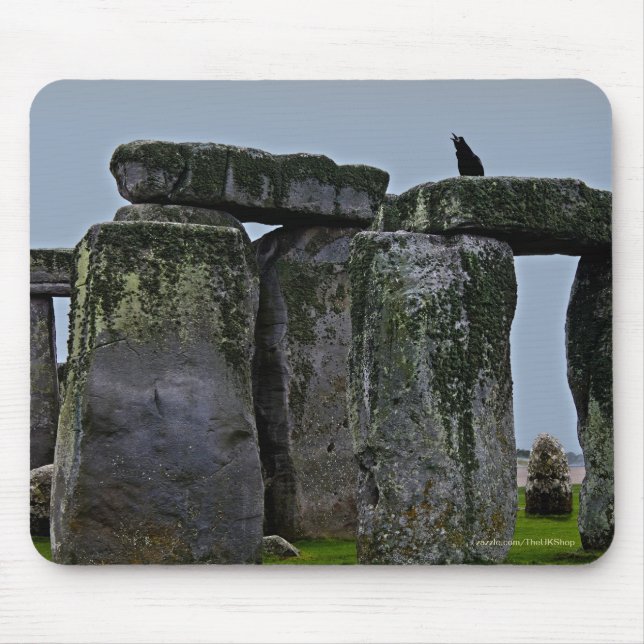 Stonehenge Celtic Stehend Stones in Großbritannien Mousepad (Vorne)