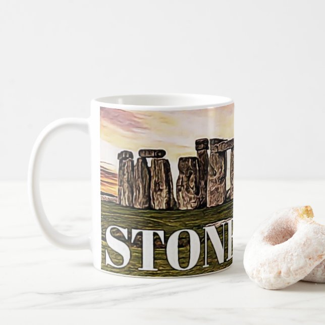 Stonehenge Coffee Tasse (Mit Donut)