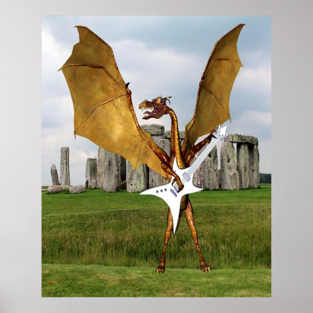 Stonehenge Dragon Poster (Vorne)